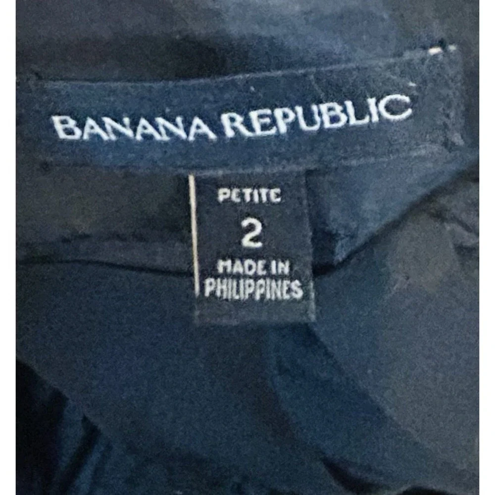 Banana Republic Black‎ White Tweed Skort Size 2 Petite Lined Mini Skirt Shorts - Picture 2 of 12